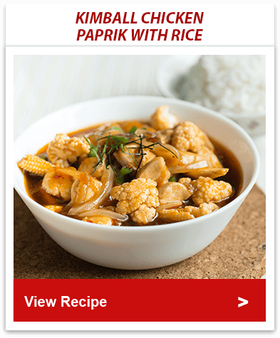Kimball Chicken Paprik with Rice