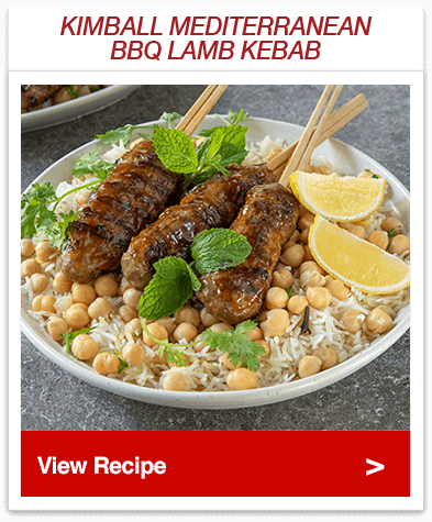 Kimball Mediterranean Bbq Lamb Kebab