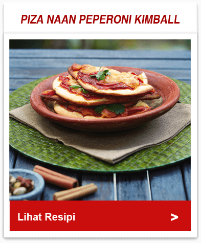 Piza Naan Peperoni Kimball