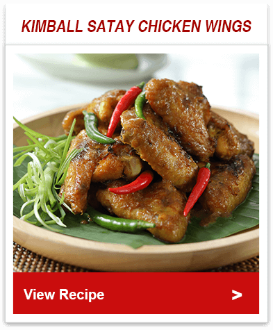 Kimball Satay Chicken Wings