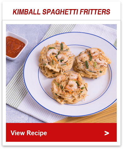 Kimball Spaghetti Fritters