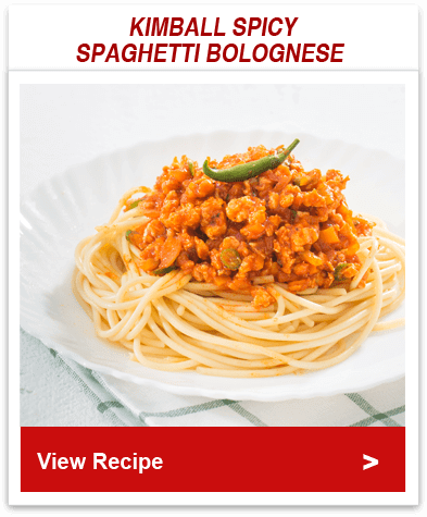Kimball Spicy Spaghetti Bolognese