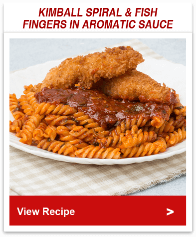 Kimball Spiral & Fish Fingers in Aromatic Sauce