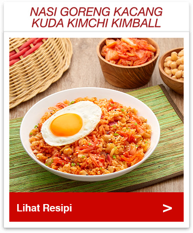 Nasi Goreng Kimchi dengan Kacang Kuda 