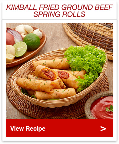 Fried Ground Beef Spring Rolls