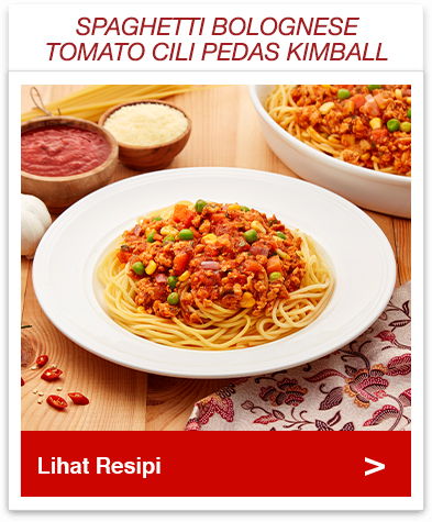  Spageti Bolognese Tomato Cili Pedas