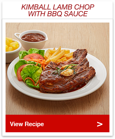 Lamb Chop with BBQ Sauce (Lamb Chop Ala Malaysia)