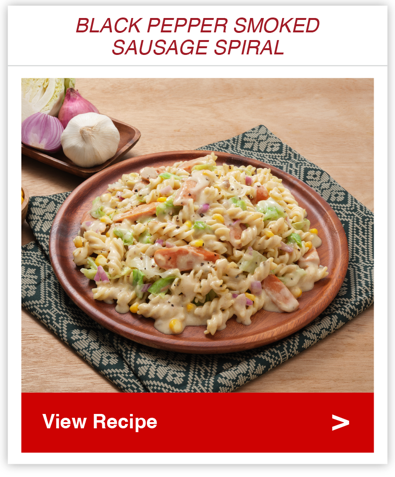 Black Pepper Smoked Sausage Spiral