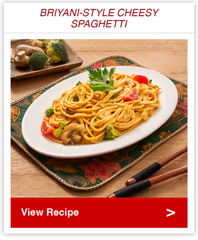 Briyani-Style Cheesy Spaghetti
