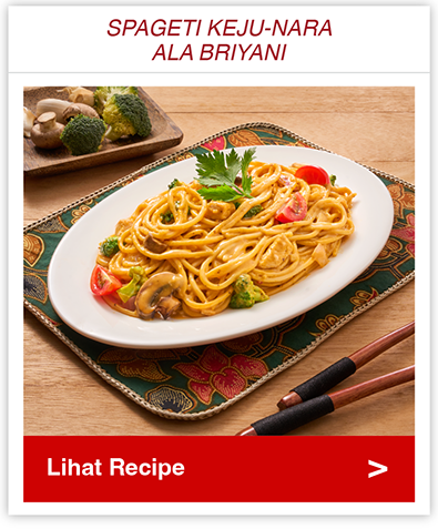 Spageti KEJU-NARA ALA BRIYANI